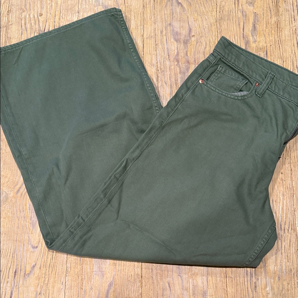 GAP Women's Green Flare Jeans - Picture 4 of 7